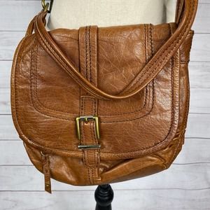 The Sak Brown Cross Body Purse Detachable Strap